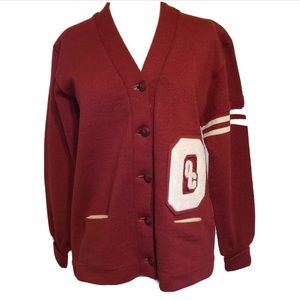 Vintage Dehen Letter Sweater Medium letterman collegiate high school Varsity